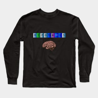 Hypothalamus brain period table Long Sleeve T-Shirt